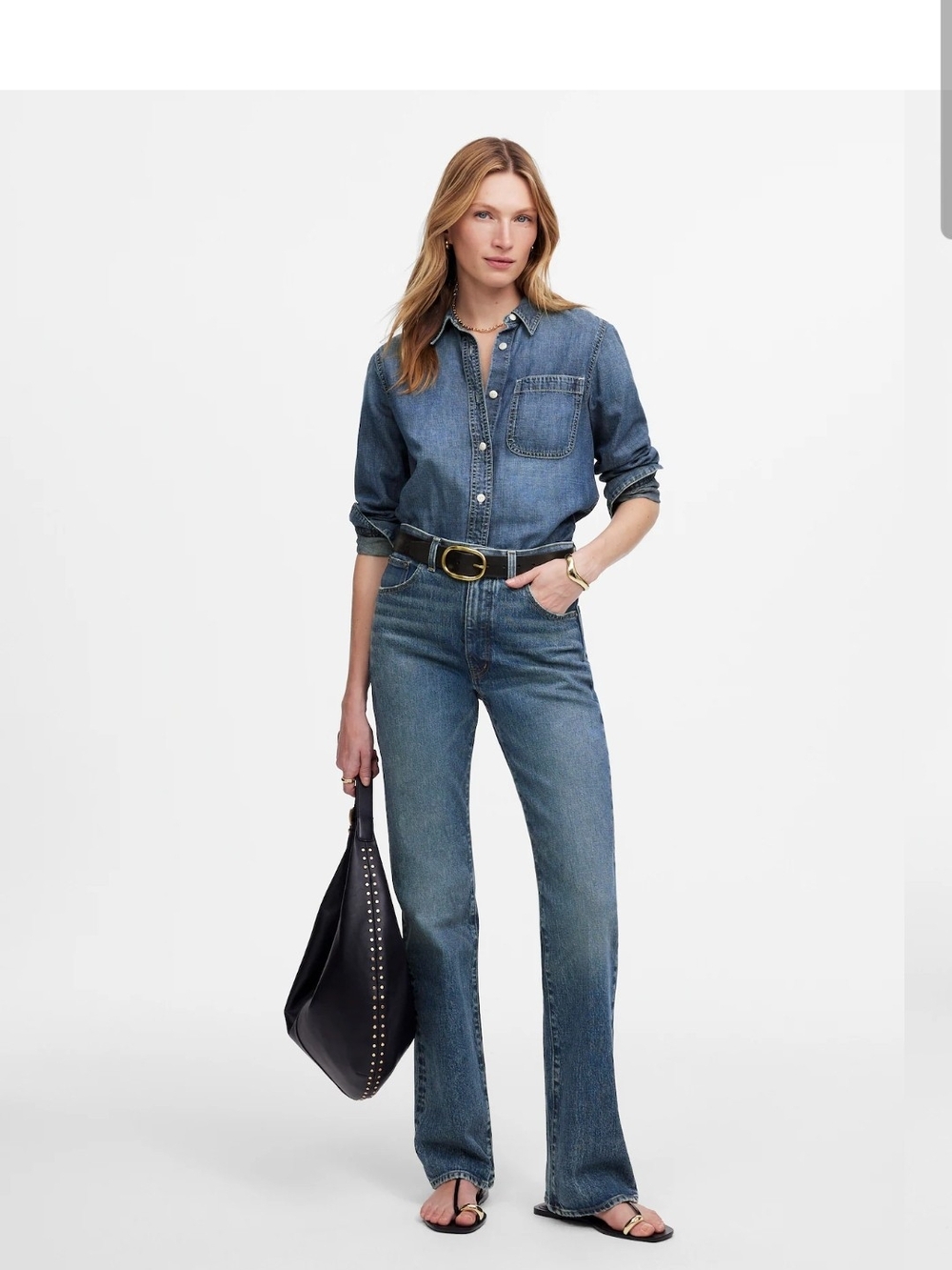 Madewell Relaxed Bootcut High Rise Jeans 27 NWOT